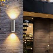 Midnight Glow Minimalist Cement Indoor Outdoor Wall Light